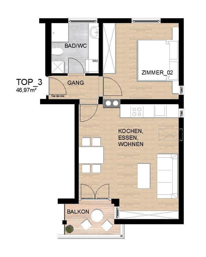 דירות שרונס Haus Kapell מראה חיצוני תמונה